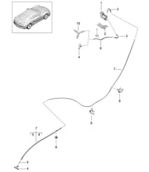 Sistema de escape / Control (PR:XLF) 981C Cayman GT4 2016