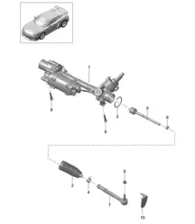 Lenkgetriebe / Lenkungsteile 981C Cayman GT4 2016