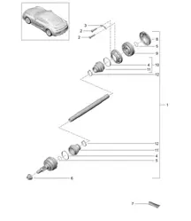 Albero motore 981C Cayman GT4 2016