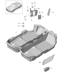 Pavimento 981C Cayman GT4 2016