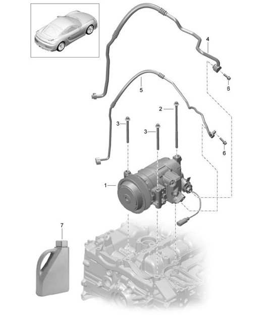 Diagram 813-015 Porsche Cayenne (9YA) 2018>> 