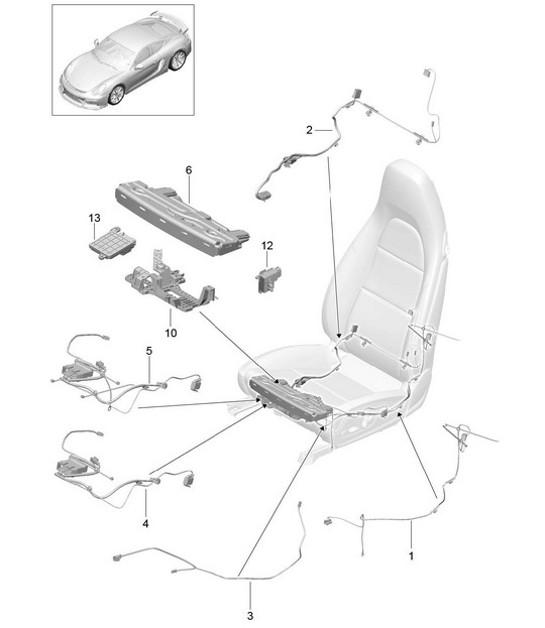 Diagram 817-025 Porsche Taycan (9J1) MK2 2024>> 