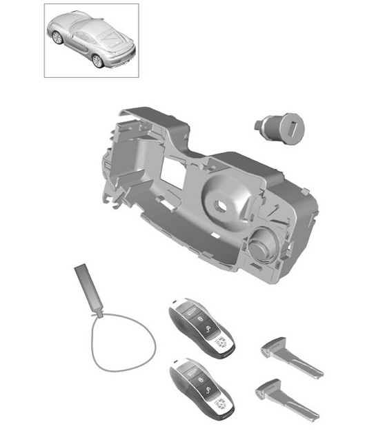 Diagram 898-000 Porsche 993 (911) (1994-1998) Body