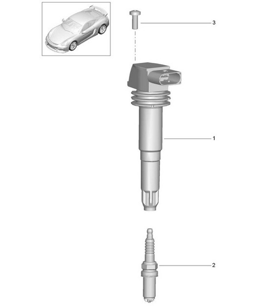 Diagram 901-000 Porsche 996 C2 3.6L 09/01-2005 Electrical equipment