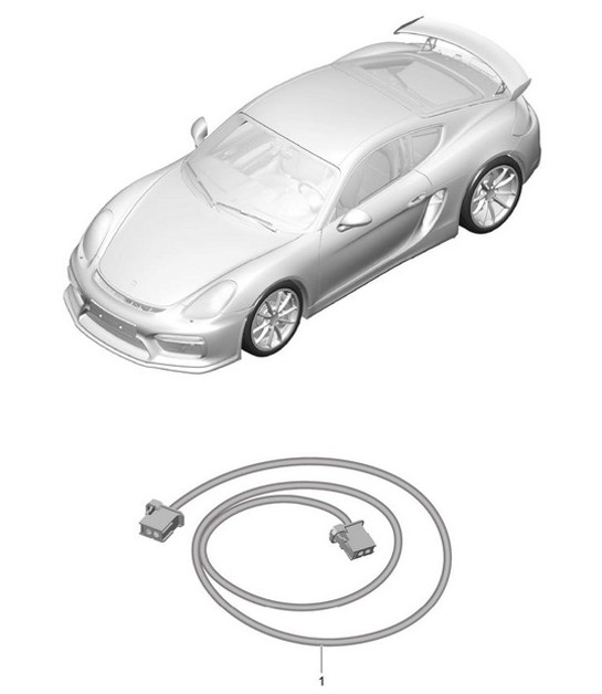 Diagram 902-060 Porsche Cayenne Turbo S V8 4.8L Petrol 550HP Electrical equipment