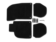 1 set floor mats Black 000043152125FV