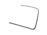 Trim frame half for windscreen Black 9115419110170K