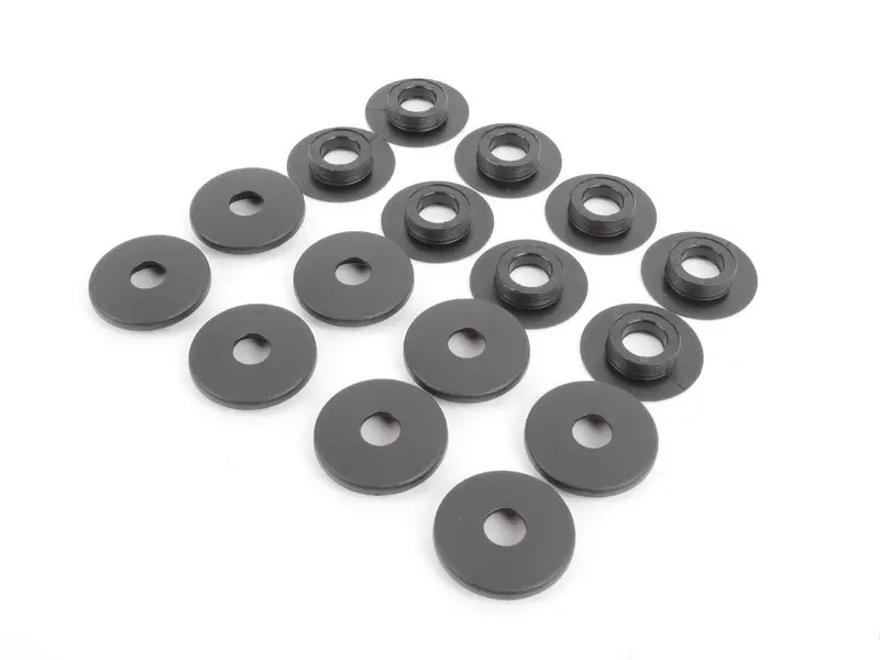 1 Set Attachment knobs for foot mat Black 955044800648B2 1 Set Attachment knobs for foot mat Black 955044800648B2