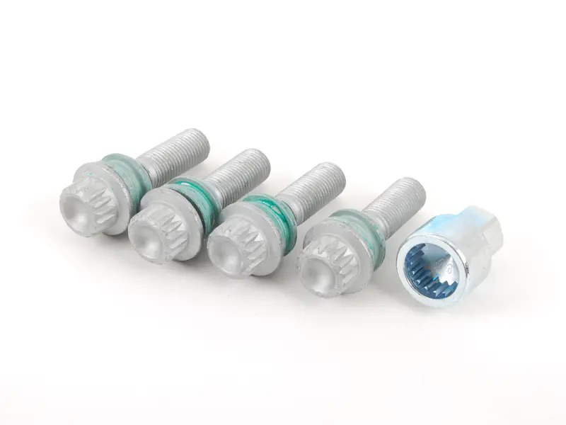 set of wheel bolts lockable 95536105710