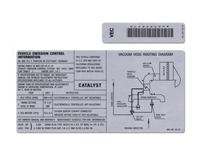 sticker engine data 96400610908