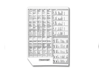 sticker for relay and fuse lay-out 96461020900