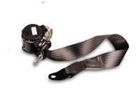 three-point seat belt with inertia reel Black 9648030330370B