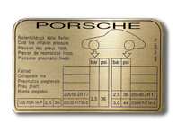 tire pressure label 96570128710