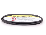 Mirror housing satin black 9967319030101C