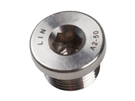 Screw plug for lambda hole, M18x1.5 mm. Porsche 924 / 944 / 993 / 996 GT3 / 986 Boxster / 997 - 90021901500 - 1620350100