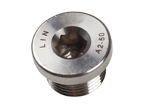 Bouchon fileté pour trou lambda, M18x1,5 mm. Porsche 924 / 944 / 993 / 996 GT3 / 986 Boxster / 997 - 90021901500 - 1620350100