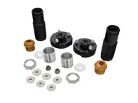 Stoßdämpfer-Hinterachs-Federbein-Montagesatz hinten Porsche 964 1991>> - 96433305900, 96433310600, 96433310500 - 964-333-059-00, 1652400100