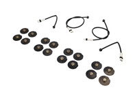Brake wire sensors and shims package Porsche 928 S4 1987 front & rear - 92861231302, 92861231304, 92861231502, 92861231504, 92835109619, 92835109618, 92835209611, 92835209610