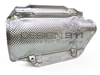 Support de pare-chocs arrière / bouclier thermique. Porsche 996 Turbo - 99650547703, 99650547803