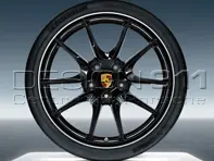 20' 991 C4 / C4S Carrera S Noir Jantes & Pneus Alliage d'Origine Porsche