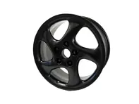 18' Style 930 BLACK. Turbo Cup 3 Alloy wheels for Porsche Cars - 930018B