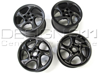18' Style 930 BLACK. Turbo Cup 3 Alloy wheels for Porsche Cars - 930018B