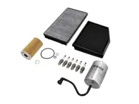 Kit d'entretien moteur - Filtres à air/carburant/huile, bougies d'allumage et plus encore - Pour Porsche 986 Boxster 2.5L 1997-1999 - 99610722560, 99610731351, 0PB115499A, 99611025301, 99611013103, 99611013104, 90012310630, 99657221901, 99657221902, 99657121903, 99757121900, 99757121901, 99757121902, 99917020190