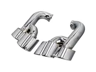 DesignTek Auspuff Endrohre Quad Tube Design für Porsche 957 Cayenne - 3606405701, 95511125150, 95511125171, 95511125250, 95511125271