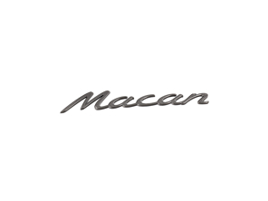 Inscriptions Macan en gris agate. Arrière/couvercle de coffre Porsche Macan 95B.2 - 95b853675R