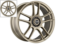 Ruedas con aspecto de bloqueo central de oro blanco Indy HLT de 20 'OZ para automóvil Porsche