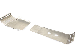 Bandejas inferiores de protección delantera y trasera con pernos para coche del proyecto Safari