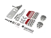 Jeu de pédales Rennline REV4 3PC Grip en caoutchouc. Porsche 987 / 997 Voitures manuelles - A14.3P60, A143P60