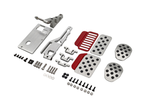 Jeu de pédales Rennline REV4 3PC Grip en caoutchouc. Porsche 987 / 997 Voitures manuelles - A14.3P60, A143P60