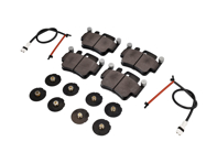 REAR Brake pads, sensors, shims kit Porsche 996 Turbo / 996 C4S ABS - 99635208602, 99635208600, 99661236501, 99635294903