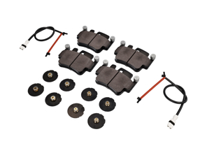 HINTEN Bremsbeläge, Sensoren, Unterlegscheibensatz Porsche 996 Turbo / 996 C4S ABS - 99635208602, 99635208600, 99661236501, 99635294903