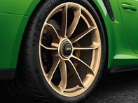 20'/21' 991.2 GT3 RS in Aurum (seidenglanz) Alufelgen Original Porsche - 99104460312