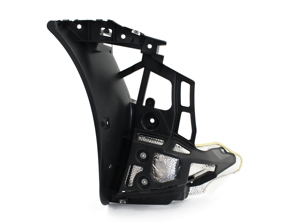 Support d'écran thermique de pare-chocs arrière. Porsche 981 Boxster / 981C Cayman - 98150563101, 98150563201