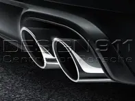 Exhaust Tail Pipes SPORTS in SILVER. Porsche 991.2 C2S / C4S / Targa 4S 2016>> - 99104420022