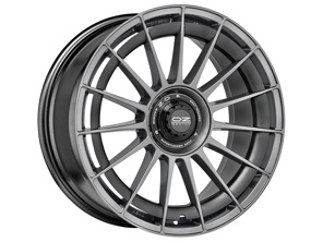 Jeu de roues Superturismo AERO HLT 20" 9J ET50 et 11.5J ET70 Star Graphite OZ Racing