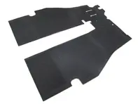 Front rubber base mat. Porsche 356 LHD cars - 64455110106, 64455110105