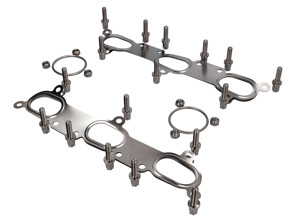 Kit guarnizione collettore di scarico, dadi e bulloni. Porsche 996TT