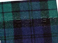 Porsche Classic Stoff SCHOTTENKARO Grün - Blau - P9111352