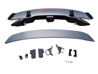 Aileron arrière Sport Design avec aileron supérieur, style 992 Turbo, pour Porsche 992 Cabriolet - 992827952D, 992827954BOK1, 992827847BG2X, 992827952G2X, 992827954OK1, 992044851, 992044851A, 992044853, 992044853A, 992827940FG2X