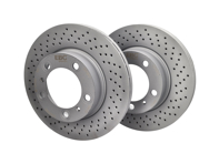 EBC Standard Brake Discs Drilled Front. Porsche Boxster / Cayman    D1667D - 98735140101, 98735140201 - D1667D