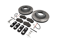 FRONT Brake Pads and Brake Disc Package Porsche 997 C2S Sebro - 99635140904, 99635140903, 99635141004, 99635141003, 99635194913, 99761275701, 99761267801, 99635108901, 99635195911