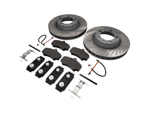 Bremsbeläge und Bremsscheibenpaket VORNE Porsche 997 C2S OE - 99635140904, 99635140903, 99635141004, 99635141003, 99635194913, 99761275701, 99761267801, 99635108901, 99635195911