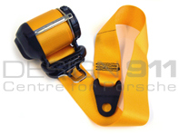 Cinture di sicurezza anteriori Cabrio in GIALLO. Porsche Boxster 987 - 98780303302V02, 98780303304V02, 98780303403V02, 98780303406V02