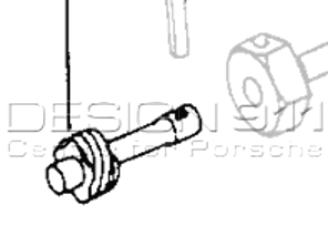 Eje de control del embrague. Porsche 911 F - 90131833112, 90131833111