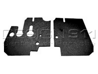 Pedal floor board set. Porsche 356A - 64455160100 - JG.601.00
