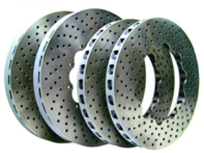 Di ricambio per dischi freno CERAMIC FORATI per Porsche 991 Turbo MKI 520BHP - 211912170, 211912160, 211912150